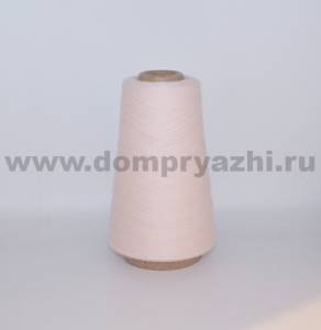 Пряжа бобинная меринос 100% Семеновская (МШФ) арт Lidiya W Silver, цвет розовая пудра