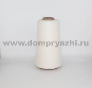 Пряжа бобинная Семеновская (МШФ) арт Polana, цвет натуральный кремовый